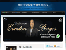 Tablet Screenshot of evertonborges.com.br